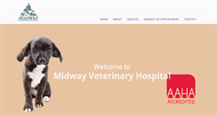 Desktop Screenshot of midwayvethospital.com